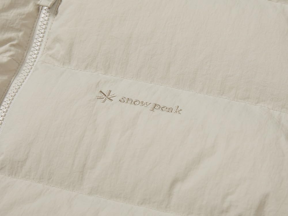 Snow Peak Land Lightweight Down Jacket Down Light Size for Men and Women GS-S25WMGDJ60, Outerwear, Jacket, Beige, 2XL,