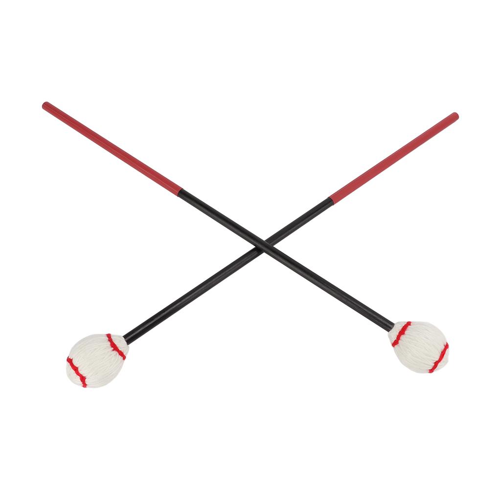 Marimba Mallet Xylophone Stick Hammer Wooden Handle Set Kit Instrument Accessory