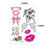 Kinder Tattoos Aufkleber Glitzer Goldstaub Cartoon Schmetterling Regenbogen Insekt Sonnenblume Farbset Niedliche Aufkleber