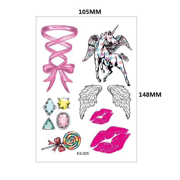 Kinder Tattoos Aufkleber Glitzer Goldstaub Cartoon Schmetterling Regenbogen Insekt Sonnenblume Farbset Niedliche Aufkleber