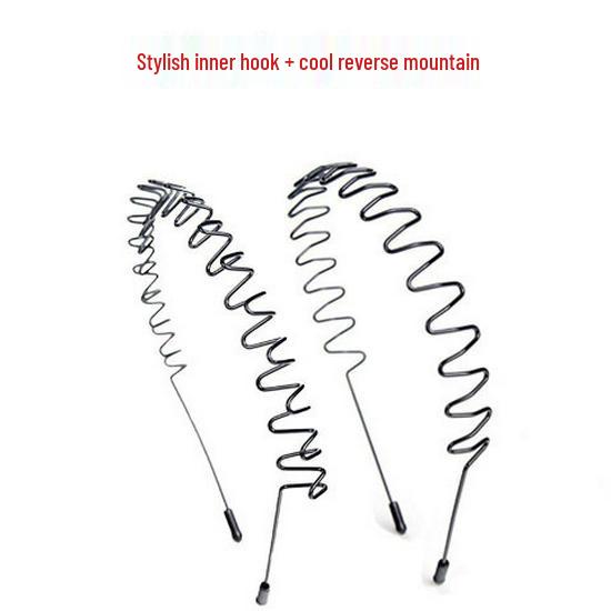 Trendy Men's and Women's Pompadour Sports Headband for Face Washing