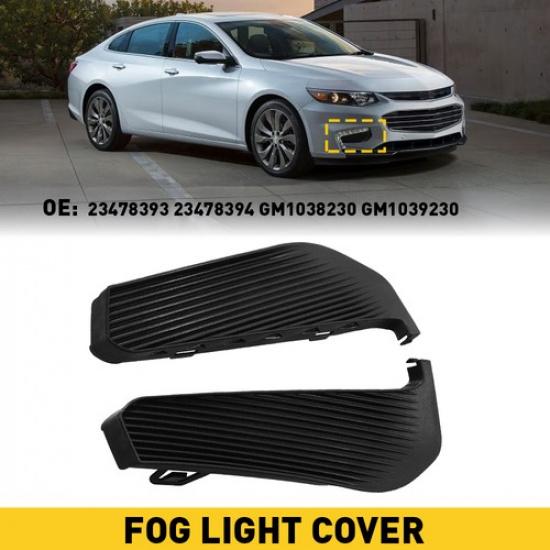 2 ШТ. Левая и правая накладки на противотуманные фары GM1038230 Для 2016-2018 Chevrolet Malibu