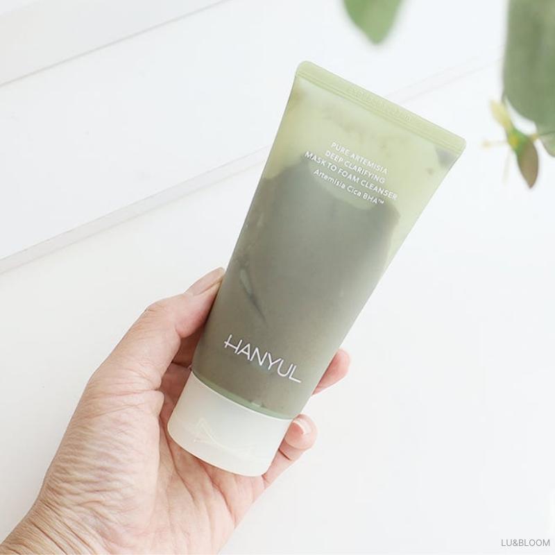 Hanyul Pure Artemisia Deep Clarifying Mask To Foam Cleanser 120ml (+Free Gift)