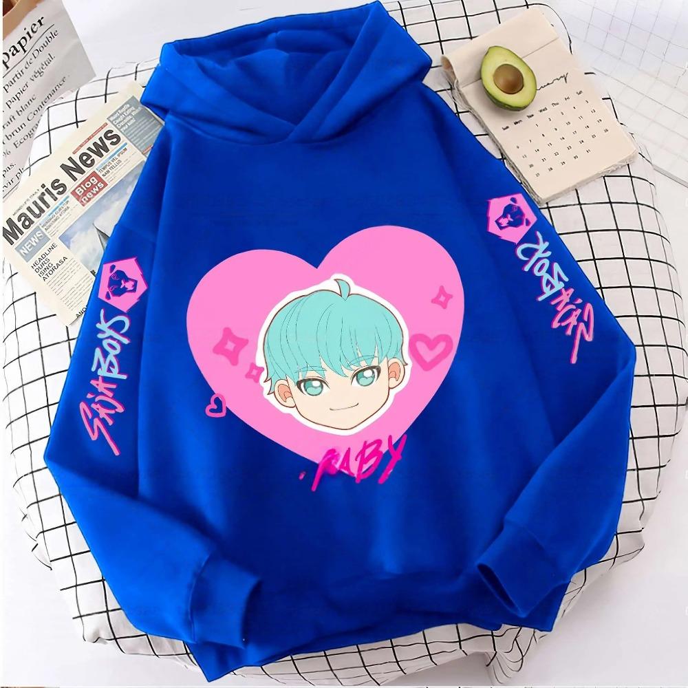 Autumn KPop Demon Hunters Cool Print Children's Hoodies Girls Fashion Oversized Streetwear Casual Boys Hooded Sweatshirt