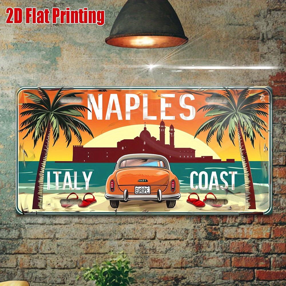 D Flat D Flat Printing Pack of Vintage Plaque Decorative Plaque and Ornament( X mm) York UK Vintage Home Deco 15x30cm(5.9x7.8inch)