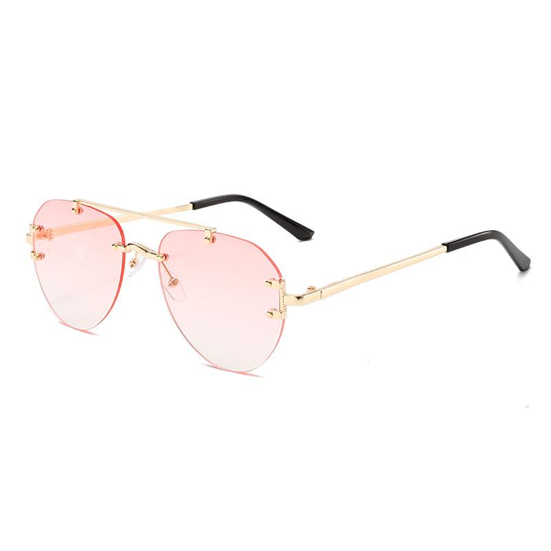 JYL TS Sunglasses UV Protection Frameless Double Beam Pilot UV/3182