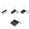 1X 2X 3X 4X ABS 1 2 3 4 Slot Battery Holder Batteries Container Battery Box Battery Storage Boxes