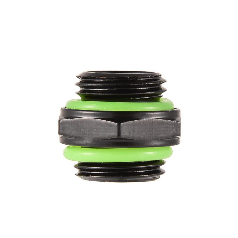 4 stücke G14 Gewinde Fitting Hex Adapter Stecker für Computer Wasser Kühlung System Schwarz