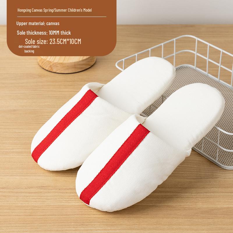 Kids' Portable Non-Slip Slippers for Travel and High-End Hospitality.