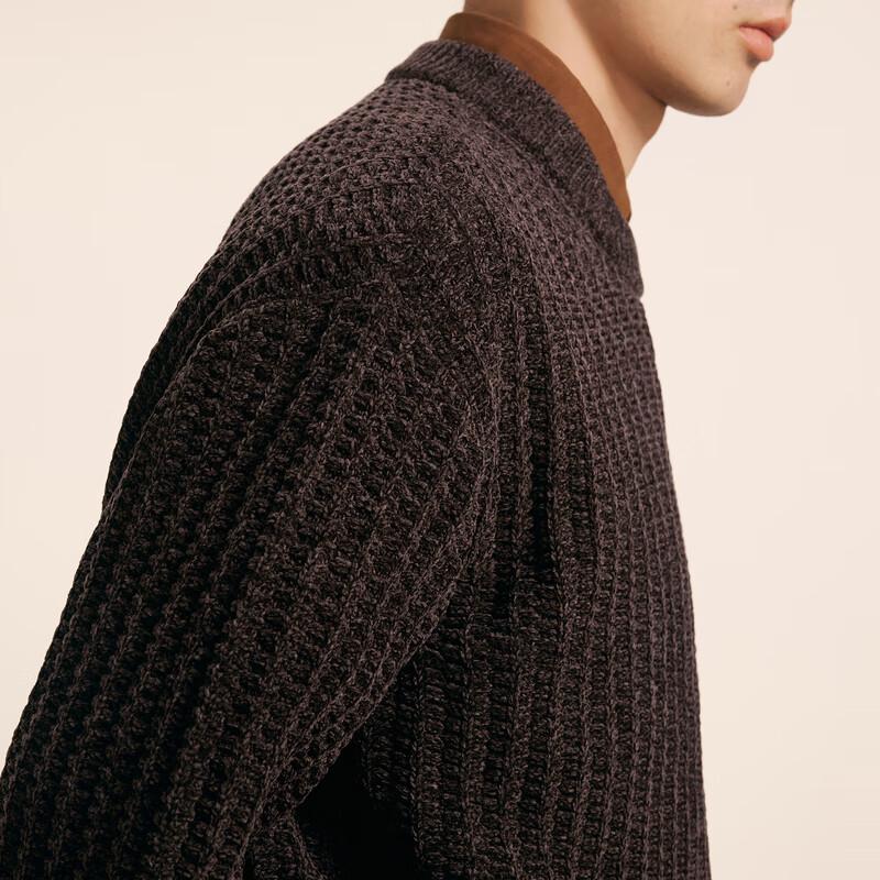 CROQUIS Men's 2024 Autumn Loose Crew Neck Sweater