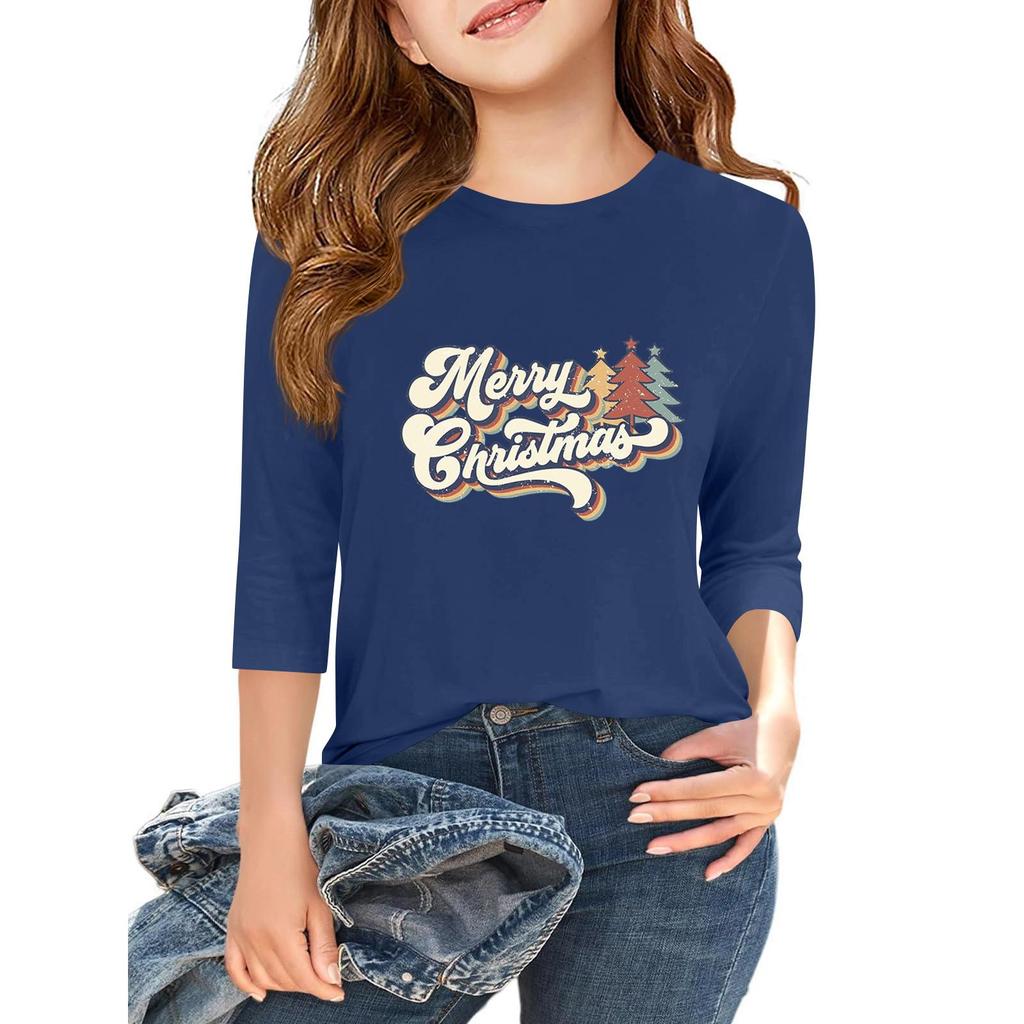 Dziecięcy T-shirt z okrągłym dekoltem i rękawem 3/4 z nadrukiem na Dzień Niepodległości