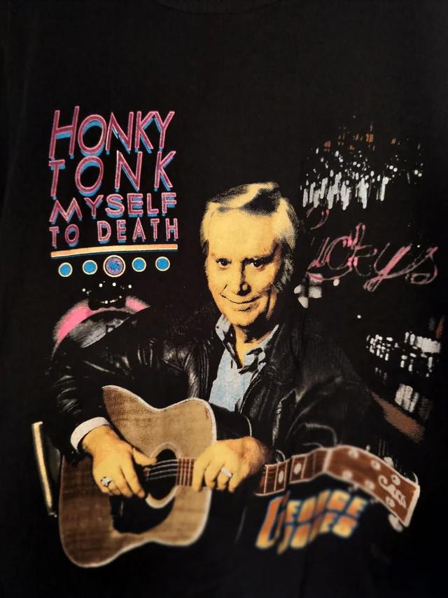 

VTG GEORGE JONES tour Shirt Tee Adult Gift Fan S-5XL Unisex T-Shirt XXXXL