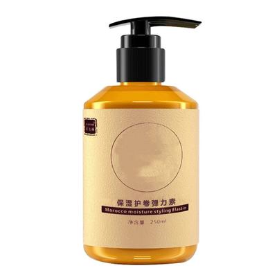 Long-lasting Styling Moroccan Volume Moisturizing Elasticity Moroccan Hydrating Styling Paste Elastin For Dry Damaged Bounce Curl Hair Care 250ML
