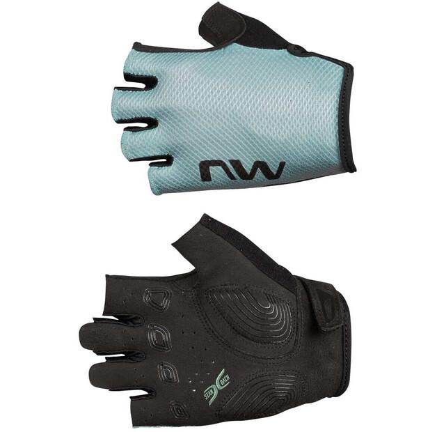Велосипедные перчатки Northwave Active (зелено-синие) XL