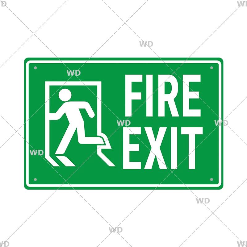 Verkehrssicherheit Notausgang Geschwindigkeitsbegrenzung Parkplatz Blechschild Retro Straßentür Gartenzaun Schilder 8x12 Zoll Metallschild Dekoration