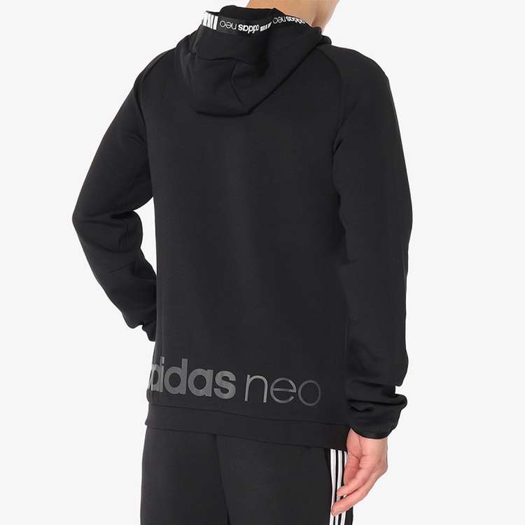 Adidas Comfortable Casual Sports Hoodie Men Hoodie Black DW8142