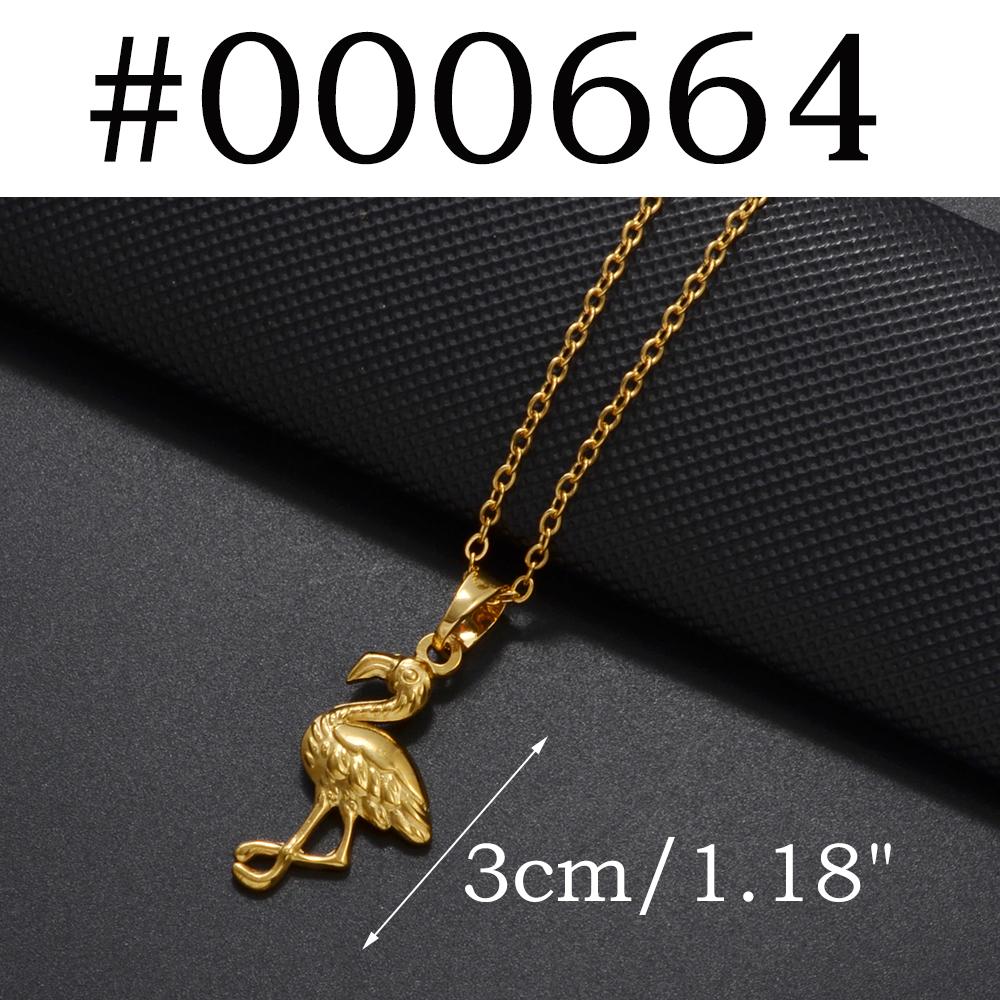 2025 Hawaiian Flowers Guam Puerto Rico Mayotte Necklaces Women Jewelry Stainless Steel Nefertiti Turtle Shell Flamingo #000164