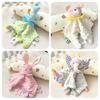 Non-Toxic Baby Security Soothing Doll Towel With Teether Rattles Soft Blanket Snuggle Toy Stuffed Animal For Babies Newborns Gift