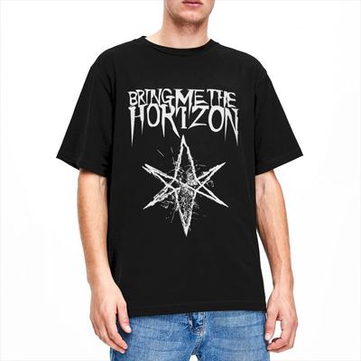 Men Women BMTH Horizons Emo Band T Shirt Accessories Death Metal 100% Cotton T-shirt Clothes Leisure Tees