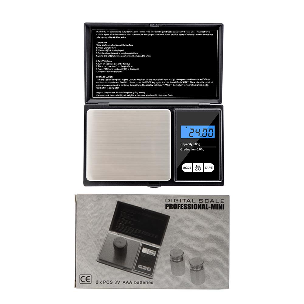 200gx 0.01g Mini Presicion Pocket Scale Electronic Digital Scale for Gold Jewelry Balance Gram Scales
