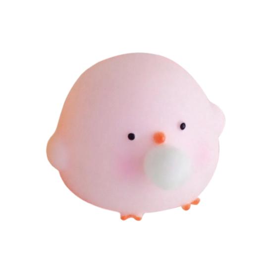 Bubble Animal Squeeze Toy Stress Relief Bubble Popping Chick Pig Toy Anti-Anxiety Stress Ball Portable Students Office Worker Desk Toy