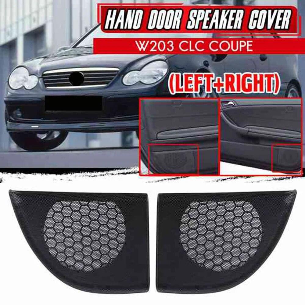 Car Front Door Speaker Cover Trim Speaker Grille for Mercedes-Benz CLC-Class Coupe W203 2008-2011 A20372703889051 L+R