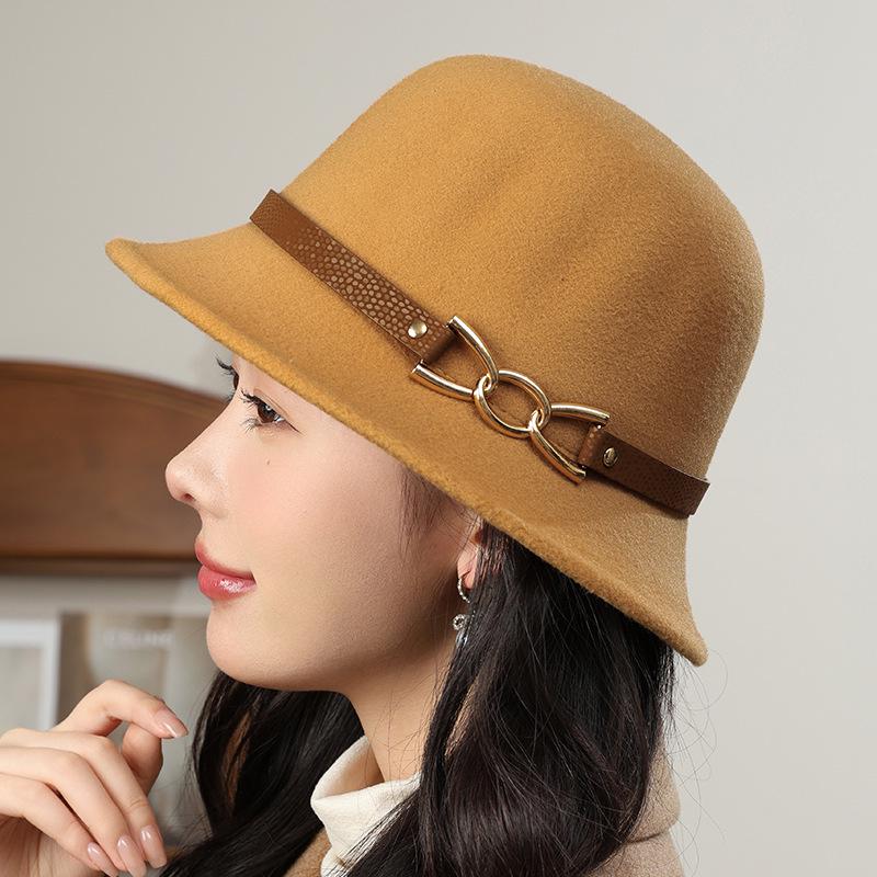 

Женская шляпа-козырек от солнца с широкими полями - 2025 Модная повседневная шляпа-панама в британском стиле