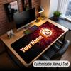 Large Mouse Pad Galatasaray FC Print Custom Name Text Desk Mat for Office Gaming