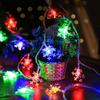 6/10m LED Snowflake String USB/Battery Fairy Light String Festive Party Decorative Lights Christmas Tree Decorative Lights