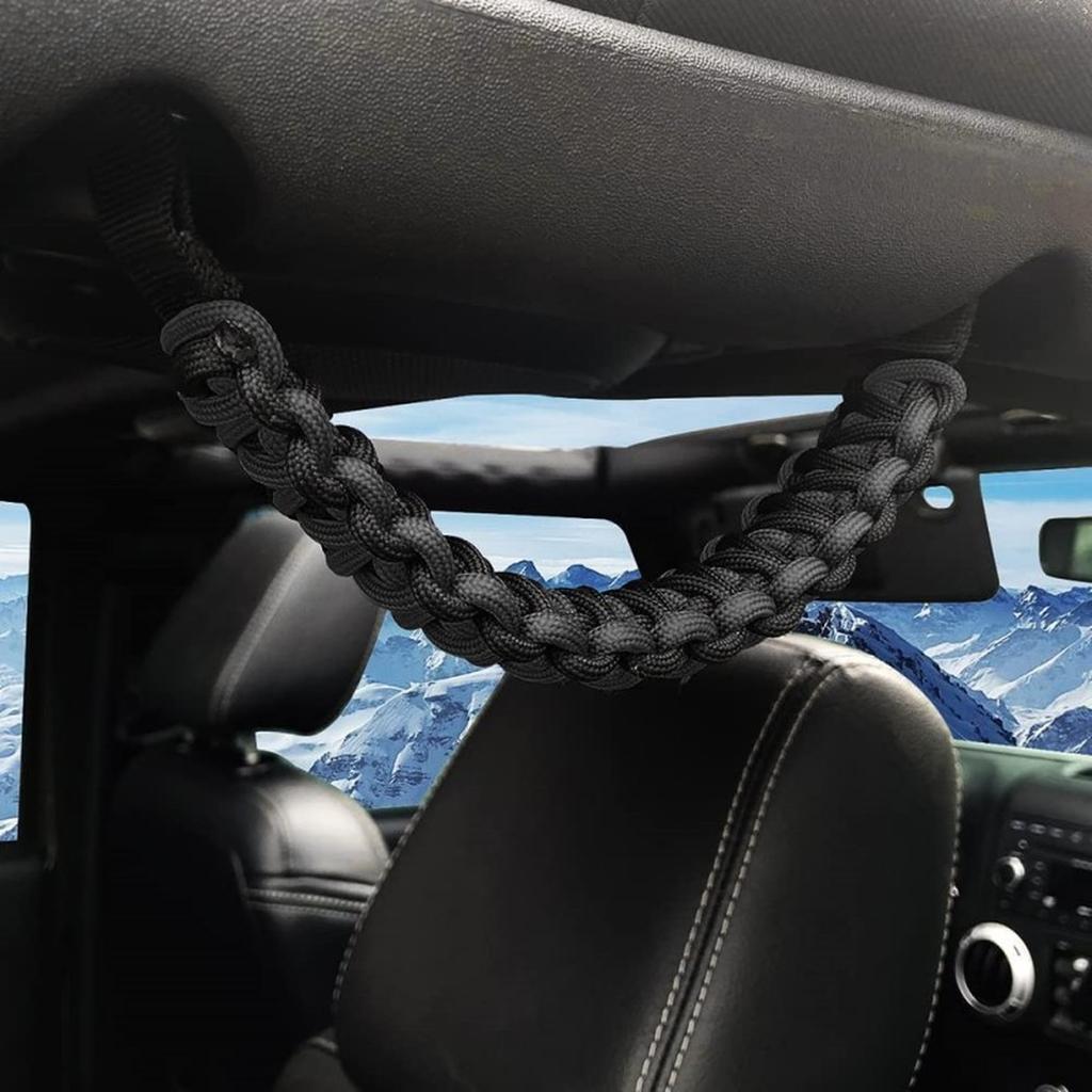 SHINEKA Auto Dachgriffe mit Loch Sitz Kopfstütze Griff Armlehne Für JK 2007-2017 Innenzubehör