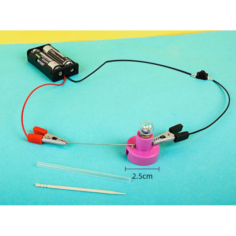 Simulated Light Bulb Circuit Experimental Material Set Children Puzzle Toys For Kids Science Education And Creativity