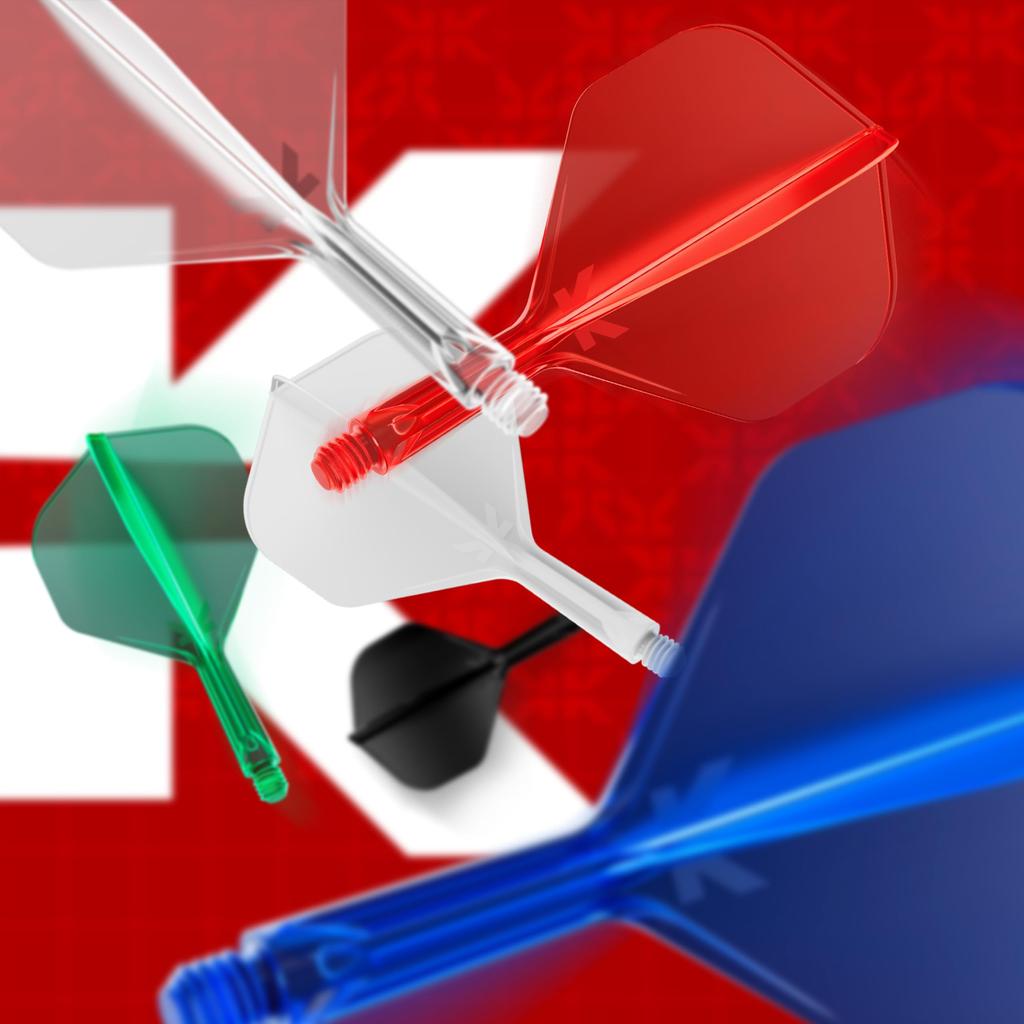 TARGET FLIGHT K-FLEX SHAPE/NO6 (26MM INTERMEDIATE, Black)