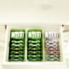 Transparent Cable Storage Box Plastic with Lid Data Line Box 7 Grids Charger Plug Finishing Box Desktop Management