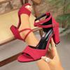 Women Sandals Fantasy Style Chunky Heel Sandals Women Fashion Summer Shoes All-Match Buckle Strap High Heels Shoes for Women