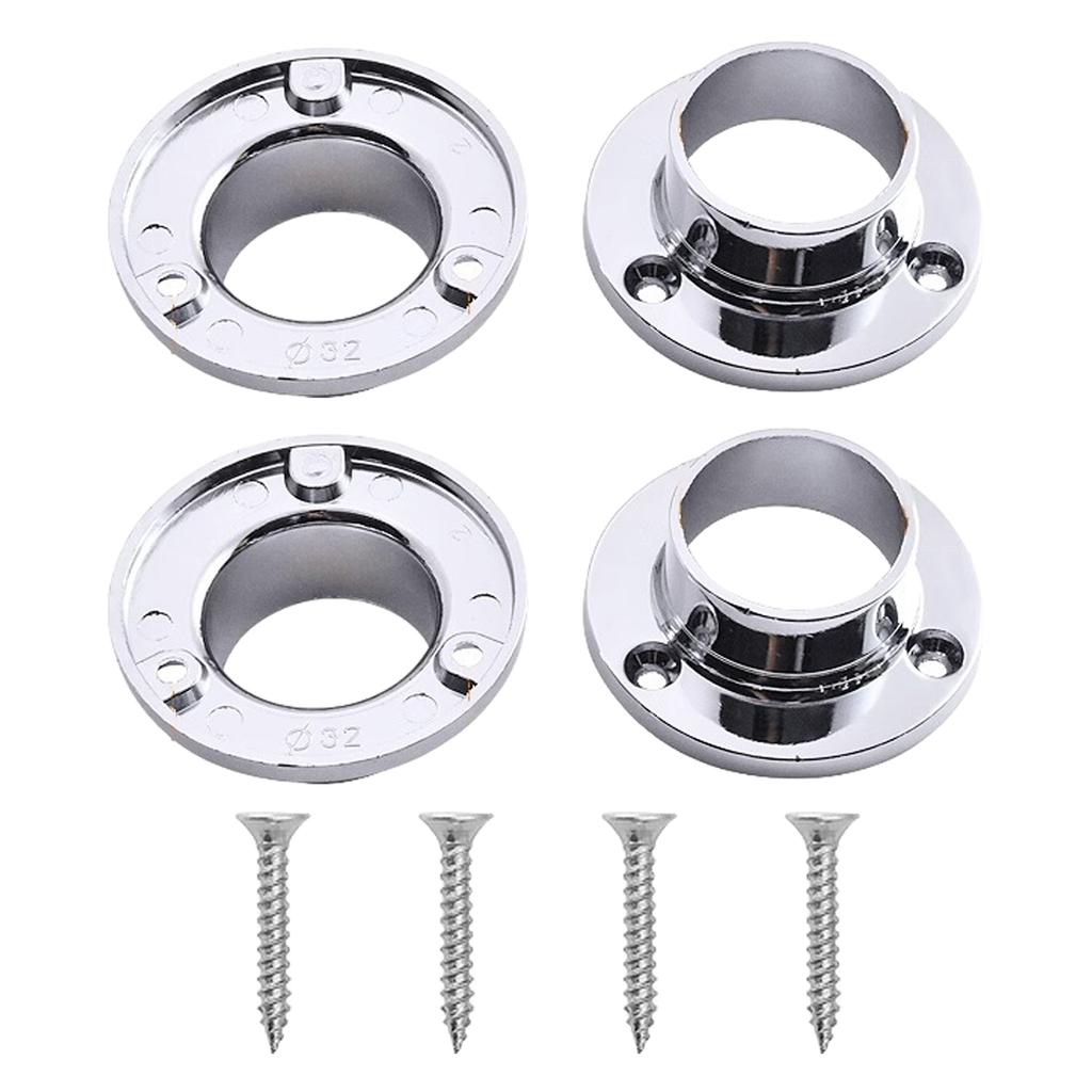 Stahl Kleiderschrank Flanschhalter Verbindungsstücke Stahlrohrverbinder Kleiderschrankflansch für sichere & stilvolle Schrankmontage