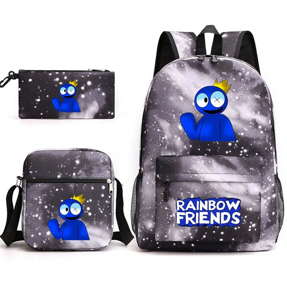 Roblox Rainbow Friends Large Capacity Backpack Set With Pencil Bag And Messenger Bag