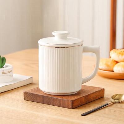450ml Ceramic Mug with Lid