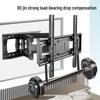 Junao 26-65 Inch Retractable Rotating TV Wall Mount