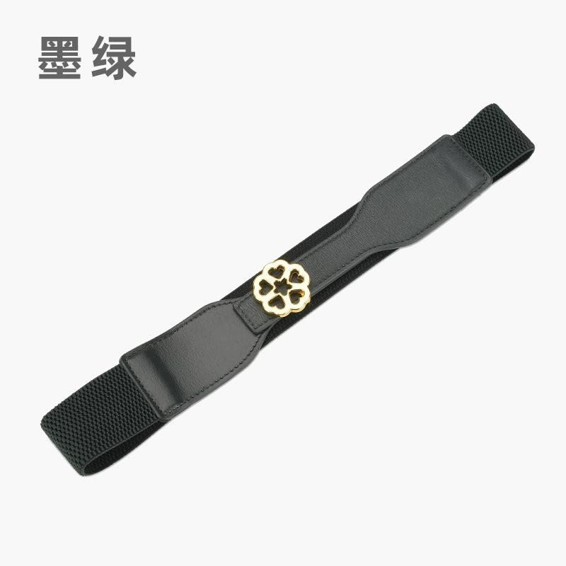 

Широкий пояс с круглой пряжкой, эластичный широкий пояс, декоративные аксессуары, индивидуальный пояс