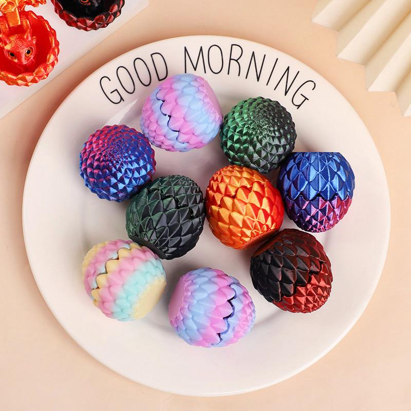 3D Printed Western Dragons & Eggs for Kids Birthday Party Favors Pinata Filler Christmas Easter Gift Home Ornaments Decoration