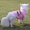 Breathable Pet Love Print Vest Polyester Puppy Love Mommy Sleeveless Cat Vest Tee Shirt  Summer