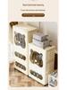 Infant Folding Plastic Storage Cabinet: Simple Children's Wardrobe