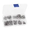 Garosa 300pcs External Tooth Washers Assortment Kit M2.5-M8 Stainless Steel Anti Loose Gasket Washers