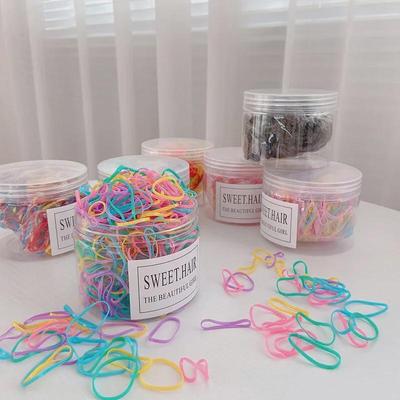 Korean-Japanese Style Elastic Hair Bands - Colorful, High Elasticity, Cute & Simple