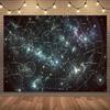 2D-Ebene, Sternbild-Karten-Hintergrundtuch, Hintergrunddekoration, Raum, Garten, geeignet für Heimdekoration, Polyester