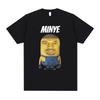 Rapper Kanye West Minye Funny Meme T Shirt Men Women Hip Hop Vintage Oversized Tshirt Men's Casual Cotton Short Sleeve T-shirts