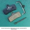 1 Set Schwarze 4-Kolben Hydraulische Bremsbeläge Fahrrad Radfahren HB876 Elektroroller Öl Zubehör