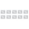 NQL3  5/10/20Pcs Car Styling Nickel Emblem Car Interior Stickers Accessories For Chevrolet Cruze Captiva Sonic Spark Malibu XL Orlando