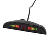 Car Reverse Sensor System 4 Sensors Digital Display Colorful Warning Bar Buzzer Alert Vehicle
