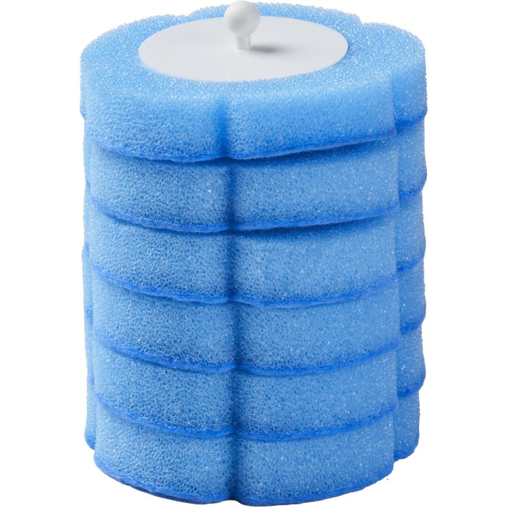 Disposable Freestanding Toilet Brush Set with Replacement Heads for Thorough Bathroom Cleaning